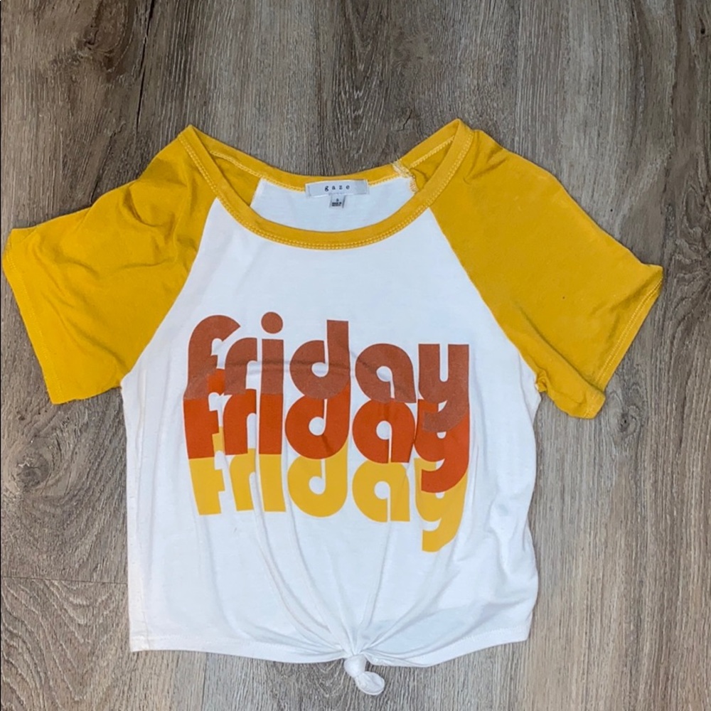 A simple light crop top